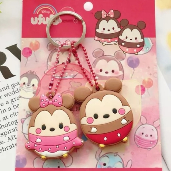 Brand New Disney Mickey mouse and Minnie Mouse Ufufy Keys🔑 Silicon Cover - Picture 2 of 3